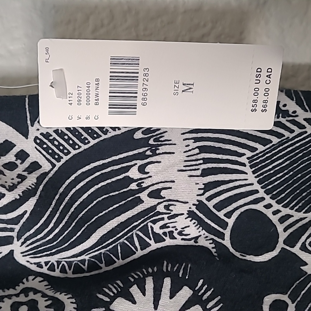 Anthropologie Asymmetrical Cutout Tank size M NWT - Picture 7 of 8